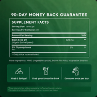 Move Comfortably with Pure Black Seed Oil (5% Thymoquinone)